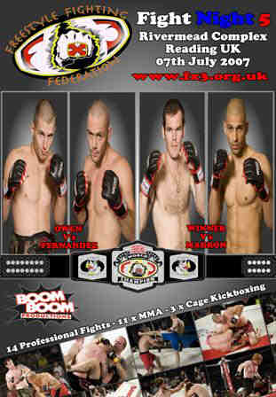 FX3 FIGHT NIGHT 5 (Double DVD set) FX3 FIGHT NIGHT 5 (Double DVD set)
